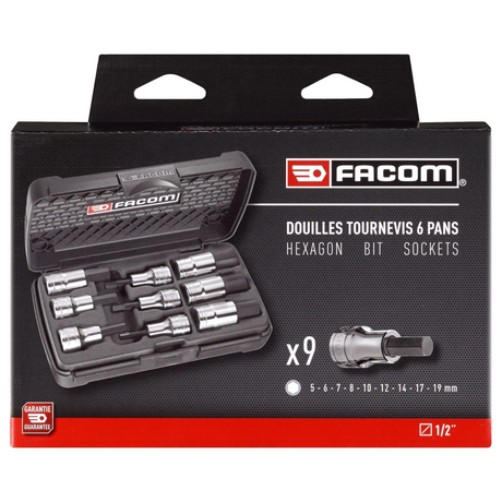 STM.J9APB - FACOM STM.J9APB Coffret de 9 douilles hexagonales 1/2" - Image 2
