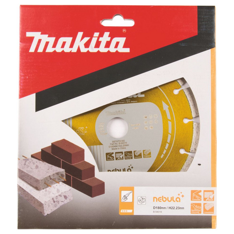 B-54019 - Disque diamant Makita B-54019 Nébuleuse humide et sèche 180 mm - Image 3