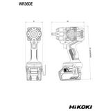 Clé à chocs HiKOKI WR36DEWRZ 36 V - Image 11