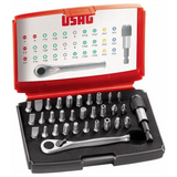 U06920042 - Jeu d'embouts de tournevis USAG 692 J32 32 Pièces Accessoire 1/4"