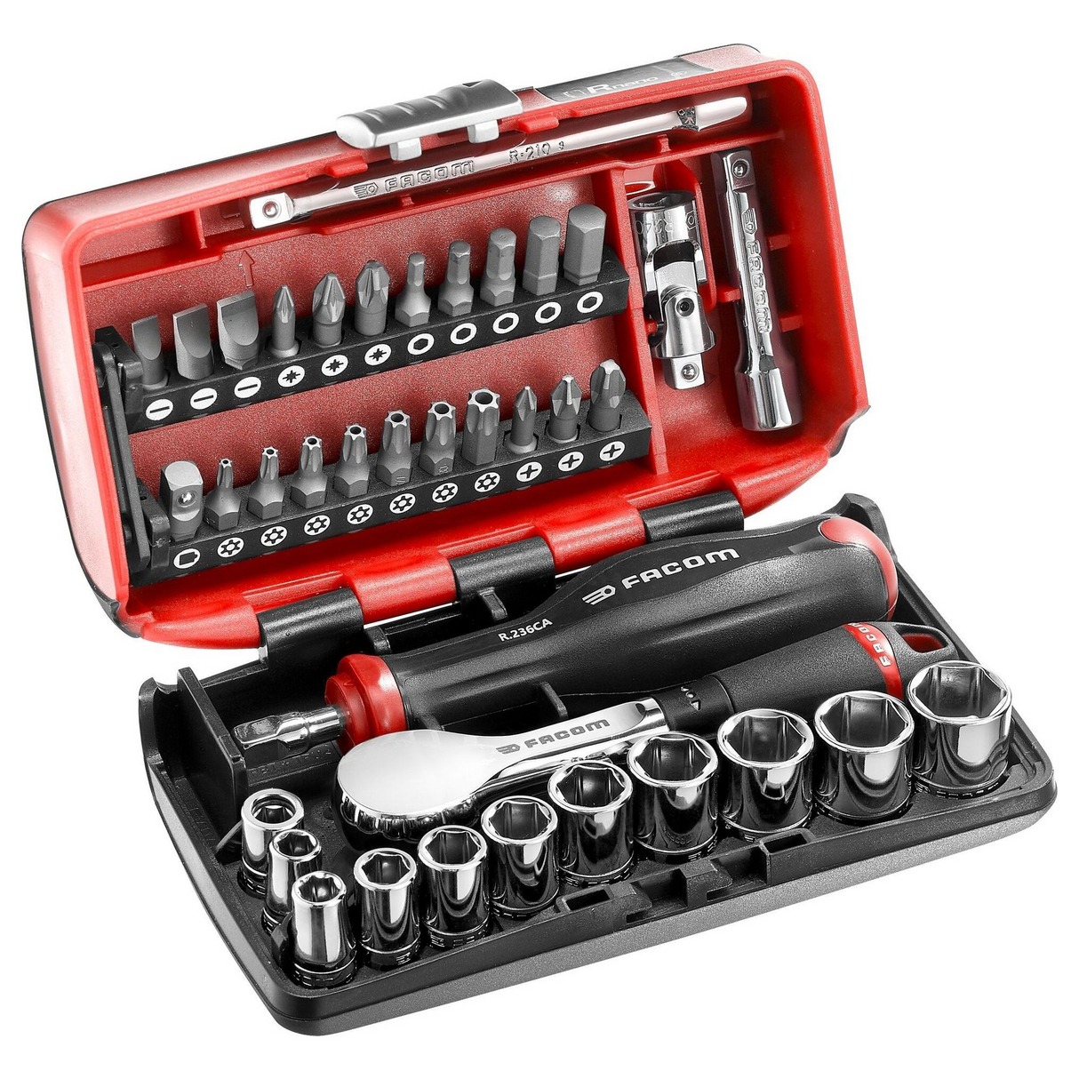Set Chiavi a Bussola Facom R.181NANOPB 1/4" NANO 38 pezzi