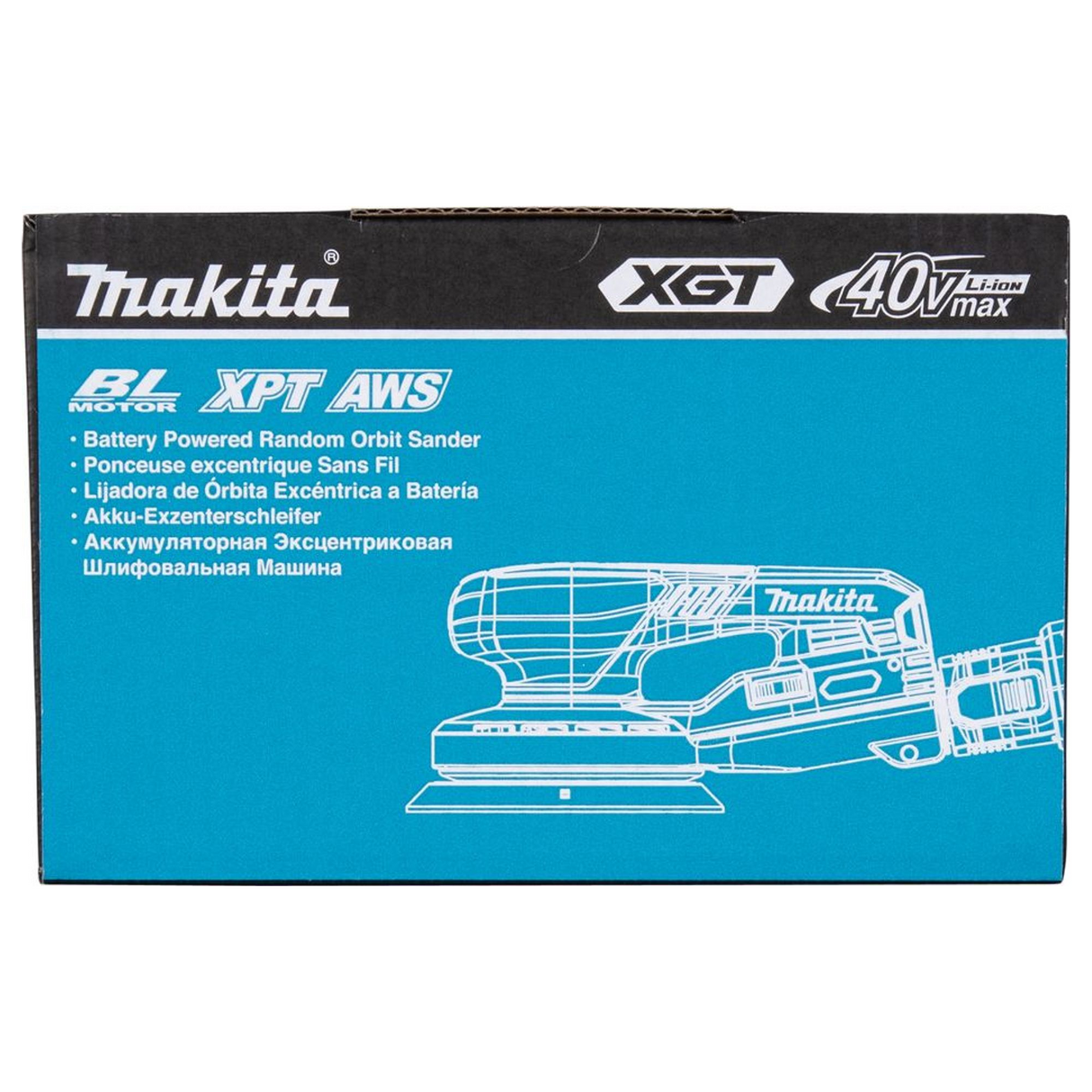 BO004CGZ - Excentrische schuurmachine Makita BO004CGZ 40V - Afbeelding 22