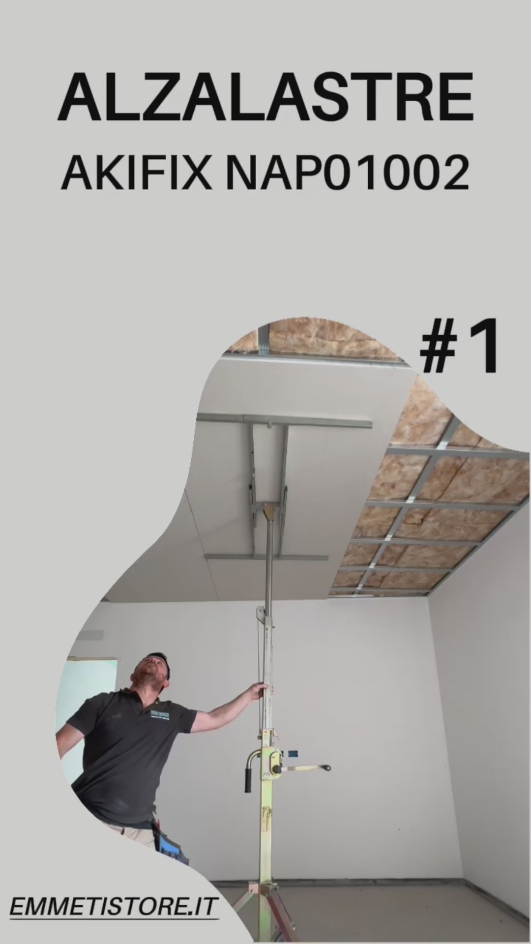 Élévateur à plaque télescopique Akifix NAP01002