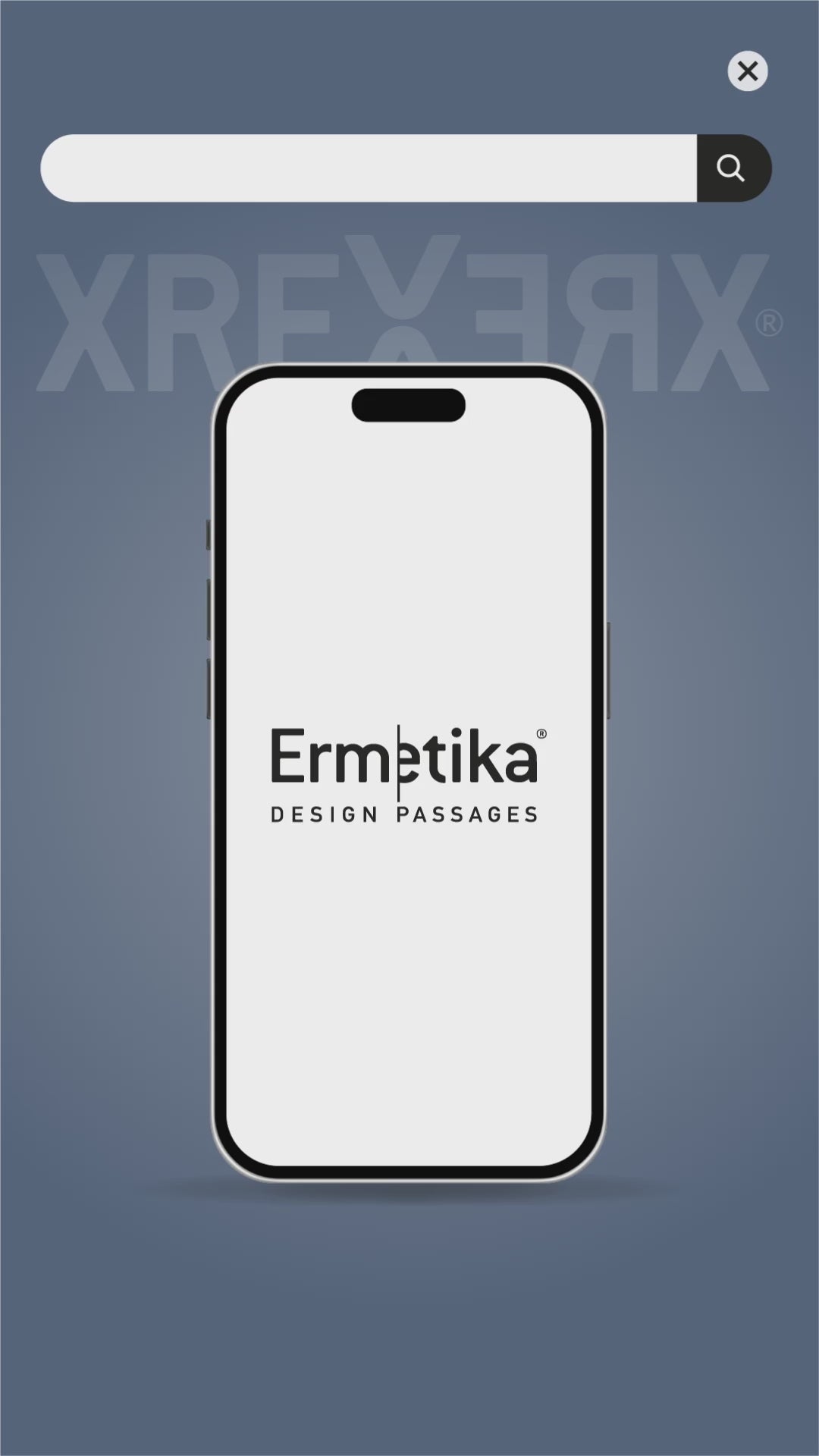 Porte affleurante au mur Ermetika xREVERx 3.0