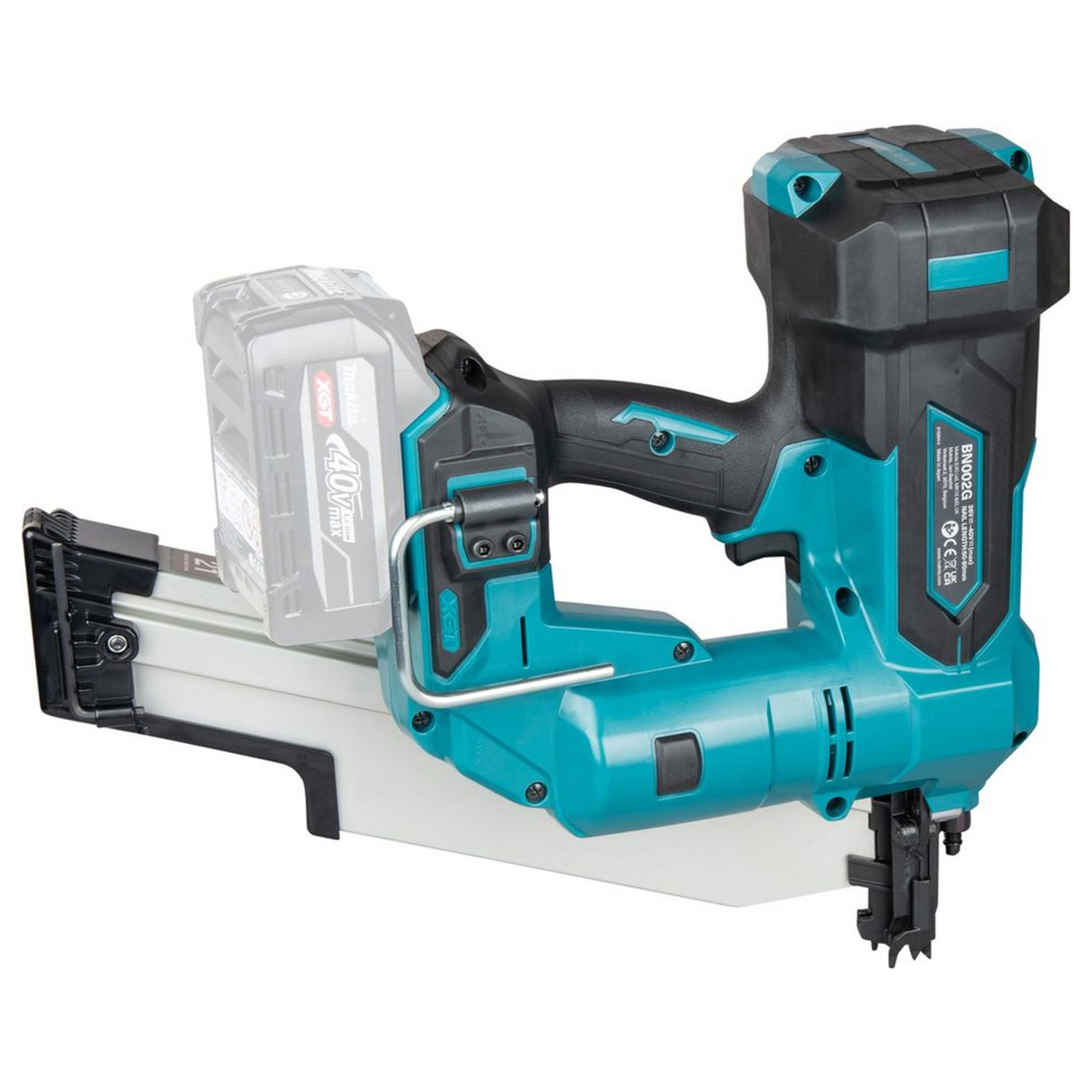 BN002GZ - Spijkerpistool Makita BN002GZ XGT 40V - Afbeelding 5