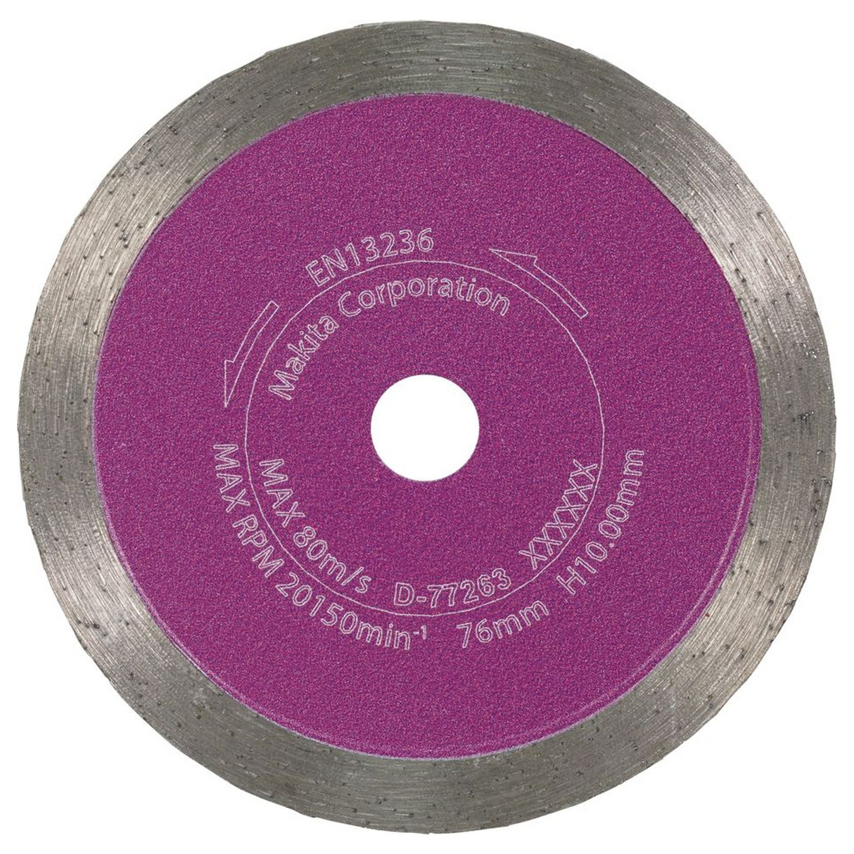 D-77263 - Disco Diamantato Makita D-77263 per Piastrelle 76mm - Immagine 4