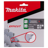 E-12120 - Lama Circolare Makita Efficut E-12120 136mm 25T - Immagine 4