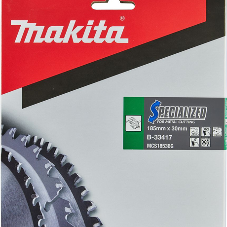B-33417 - Cirkelzaagblad Makita B-33417 Specialized TCT 185mm 36T - Afbeelding 3