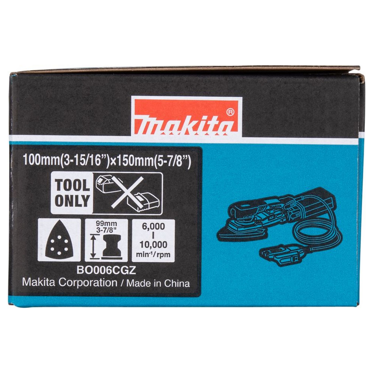 BO006CGZ - Delta excentrische schuurmachine Makita BO006CGZ 40V - Afbeelding 22