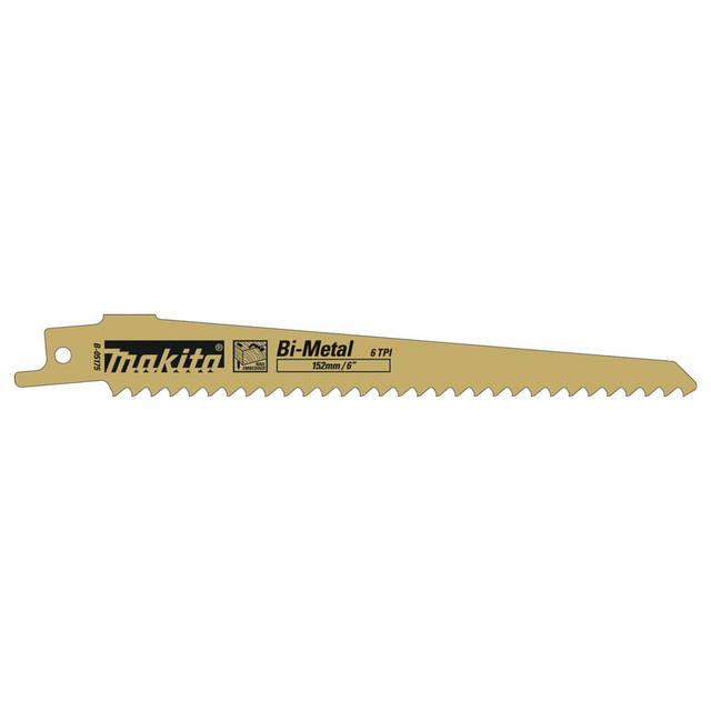 B-05175 - Lames BiM Makita B-05175 pour bois cloué 152 mm 6TPI - Image 2