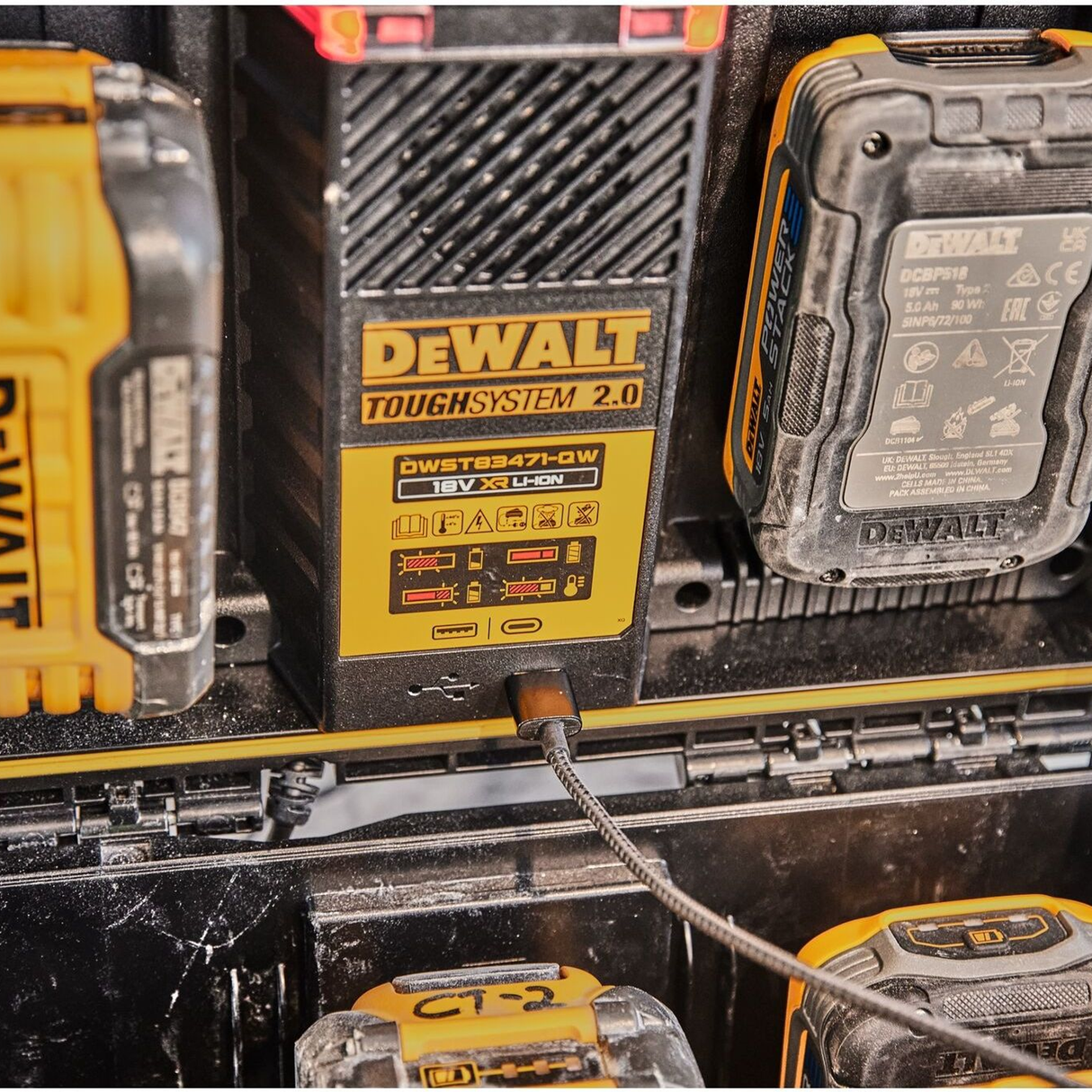 DWST83471-QW - Chargeur double batterie Dewalt DWST83471-QW ToughSystem 2.0 - Image 14