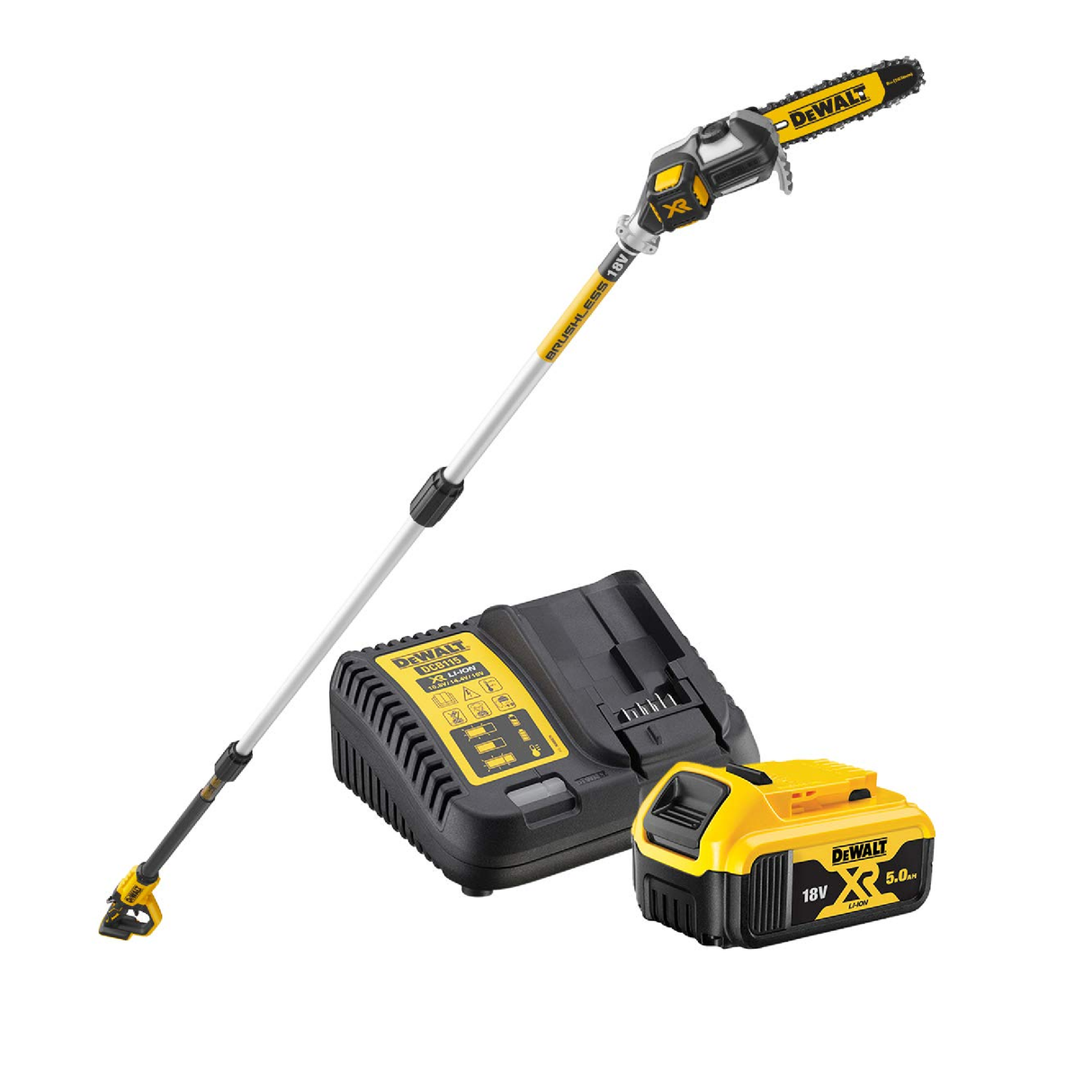 Potatore su asta Dewalt DCMPS567P1-QW 18V 5Ah