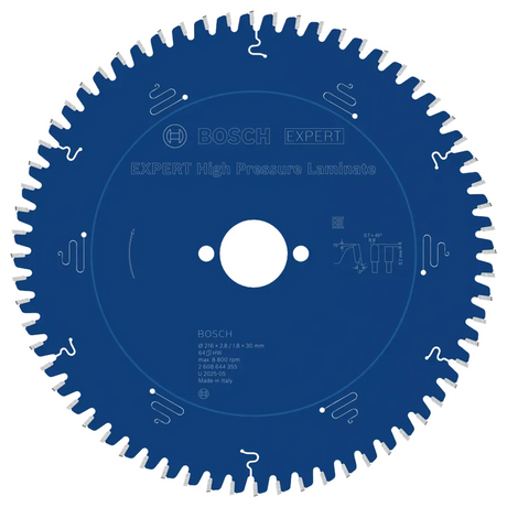 2608644355 - Lame circulaire Bosch Stratifié haute pression Expert 216 mm