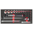 U05191068 - Sponsmodule USAG 519 M 613CEAX 22-delige set dopsleutels