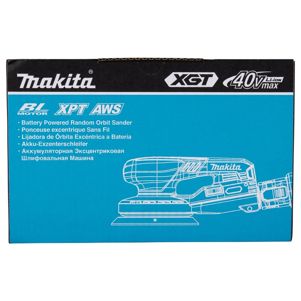 BO002CG - Excentrische schuurmachine Makita BO002CGZ 40V - Afbeelding 21