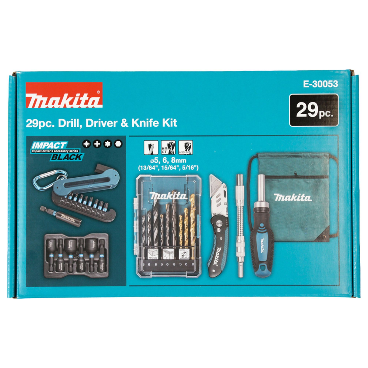 E-30053 - Set Avvitatura e Foratura Makita E-30053 29 Pezzi - Immagine 3