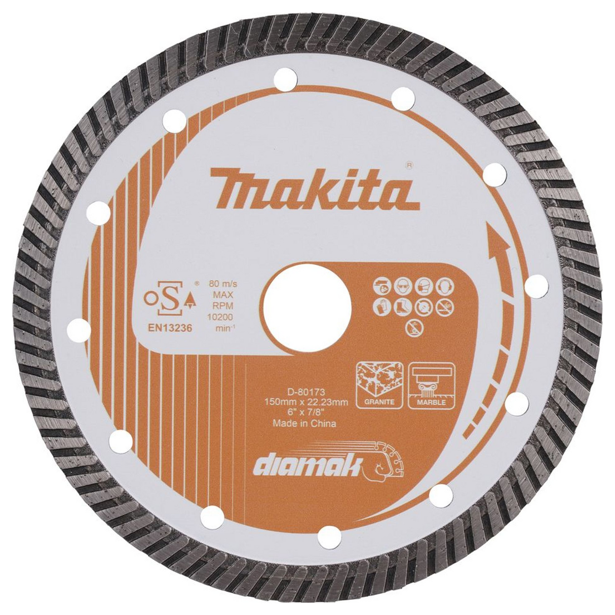 D-80173 - Disque diamant Makita D-80173 150 mm - Image 2