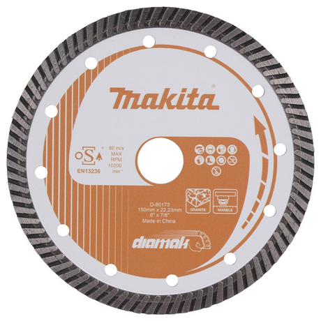 D-80173 - Disque diamant Makita D-80173 150 mm - Image 2