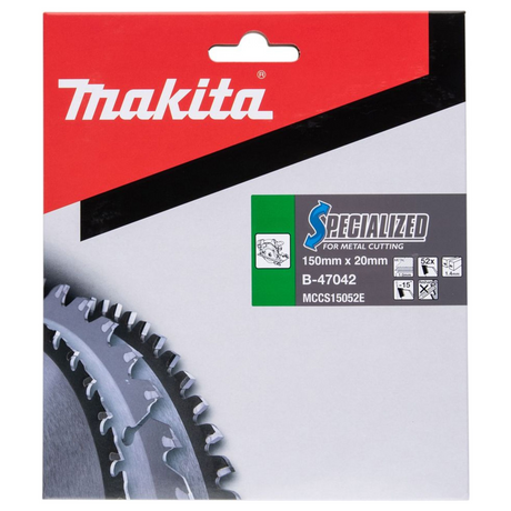 B-47042 - Lame de scie circulaire Makita B-47042 TCT spécialisé 150 mm 52T - Image 3