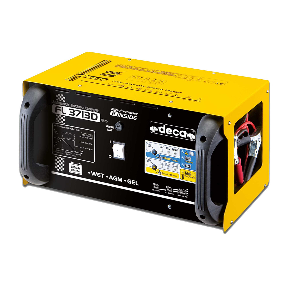 Chargeur de batterie de voiture Deca FL 3713D 6-24V